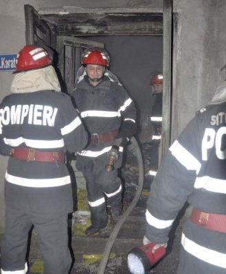 O casă s-a făcut scrum, în Techirghiol